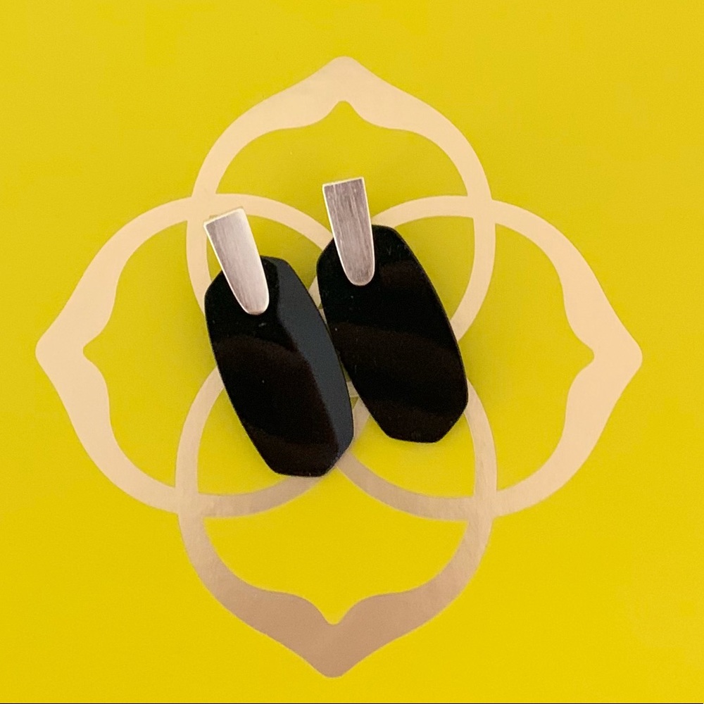 Black and Gold Kendra Scott Earrings